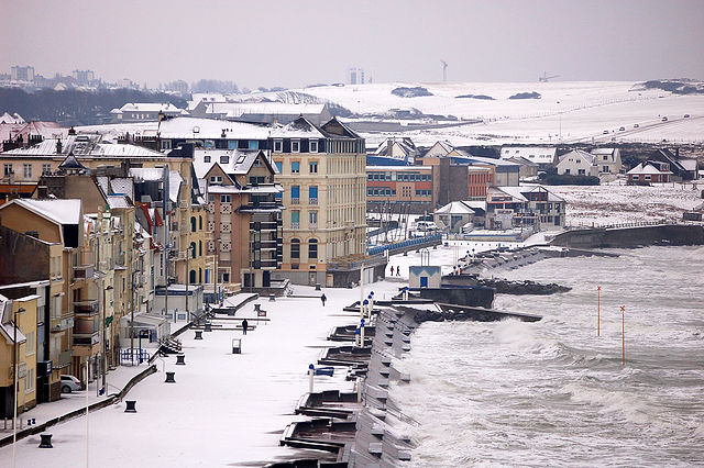 wimereux sous la neige