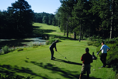 Faites votre choix parmi les deux terrains de golf à 4 Km